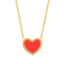 "Hearts" Necklace, (OC103)18K Gold Plated Steel - Image 2